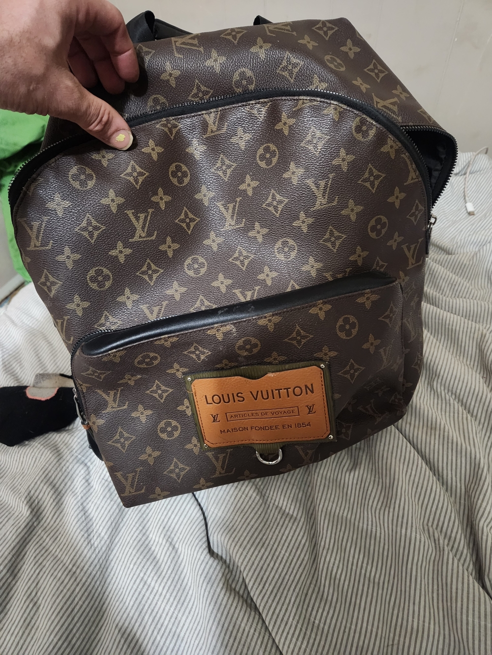 Louis Vuitton Men's Brown Monogram Backpack